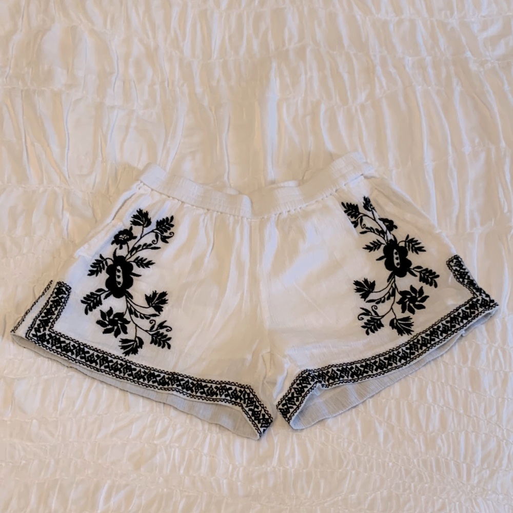 JCREW EMBROIDERED SHORTS